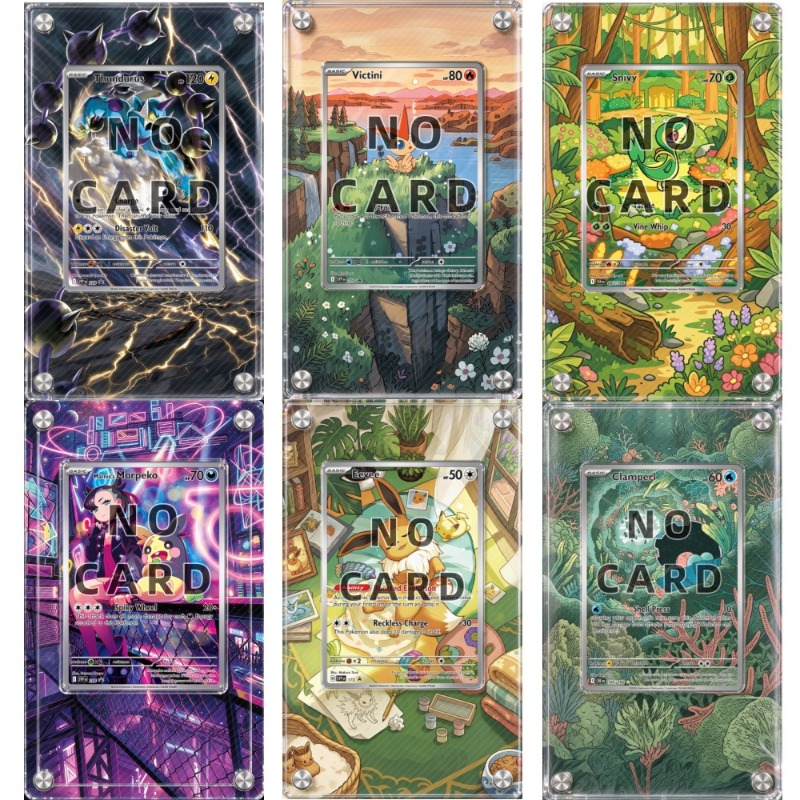 Storage - 高画質アクリル製カードブロック、TCGコレクション用保護収納ラック、アニメディスプレイフレーム、卓上装飾品。カードは付属しません。