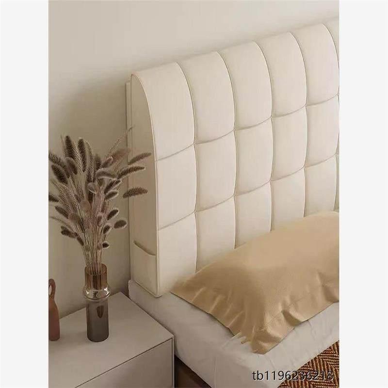 Headboard Cushion Backrest Tatami - モダンなミニマリストベッドサイド枕畳背もたれクッション取り外し可能洗えるソフトカバーヘッドボードダブルサイズ長方形