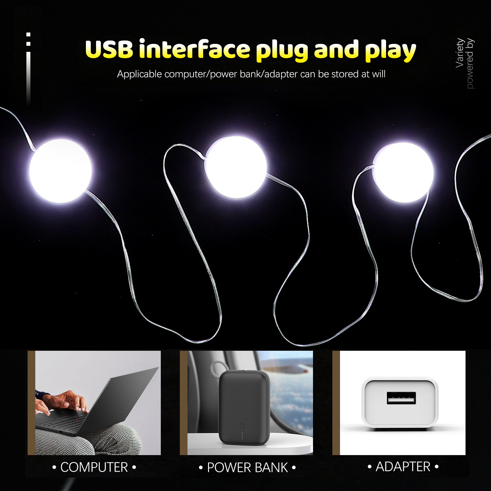 Dressing Table Vanity With Lighted Mirror - 明るさ調整機能付きLED化粧鏡ライト。USB充電式で、メイクやドレッシングテーブルに最適。