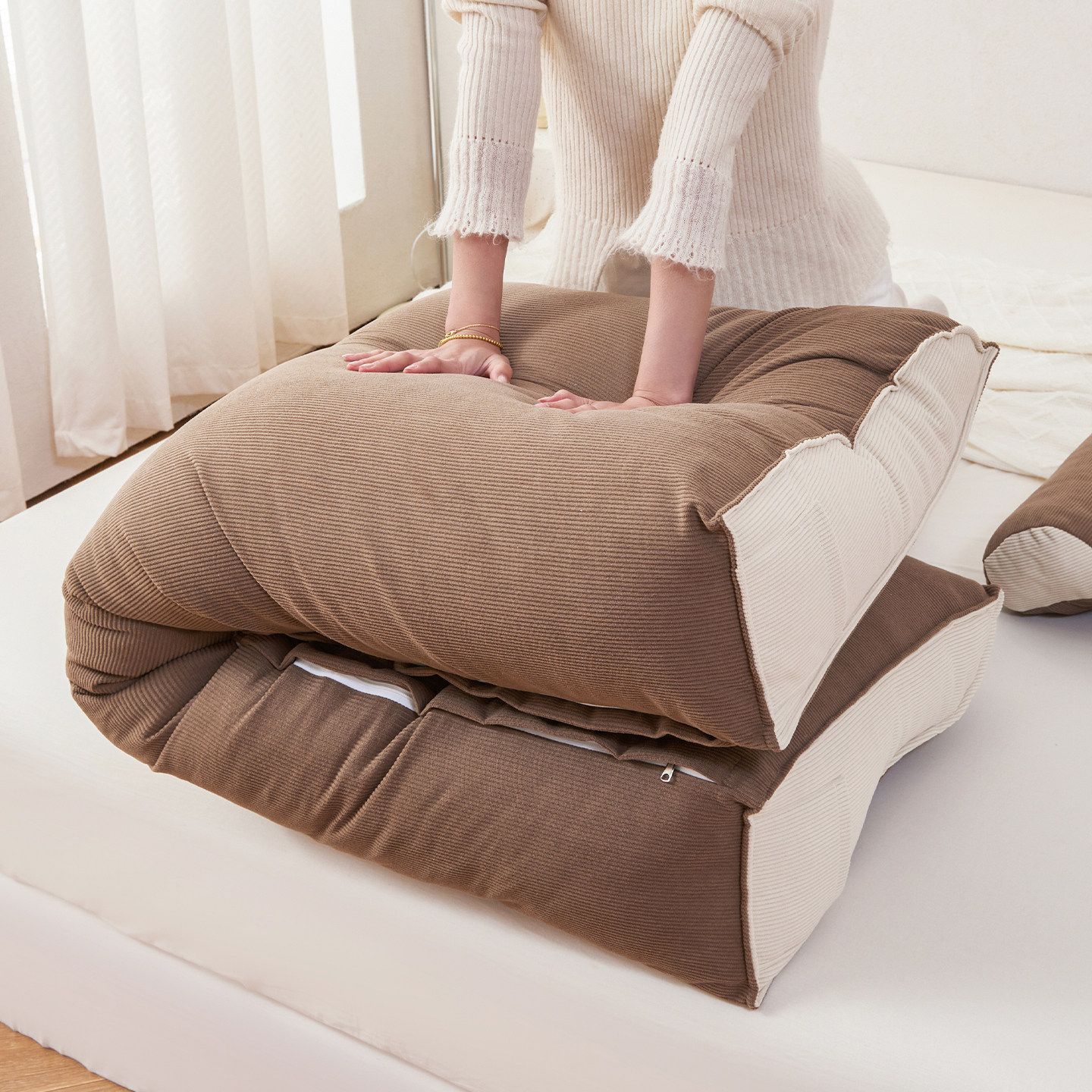 背もたれクッション、家庭用、ヘッドボード、寝室、畳、ベッド、 - Headboard Cushion Backrest Tatami のレビューと価格