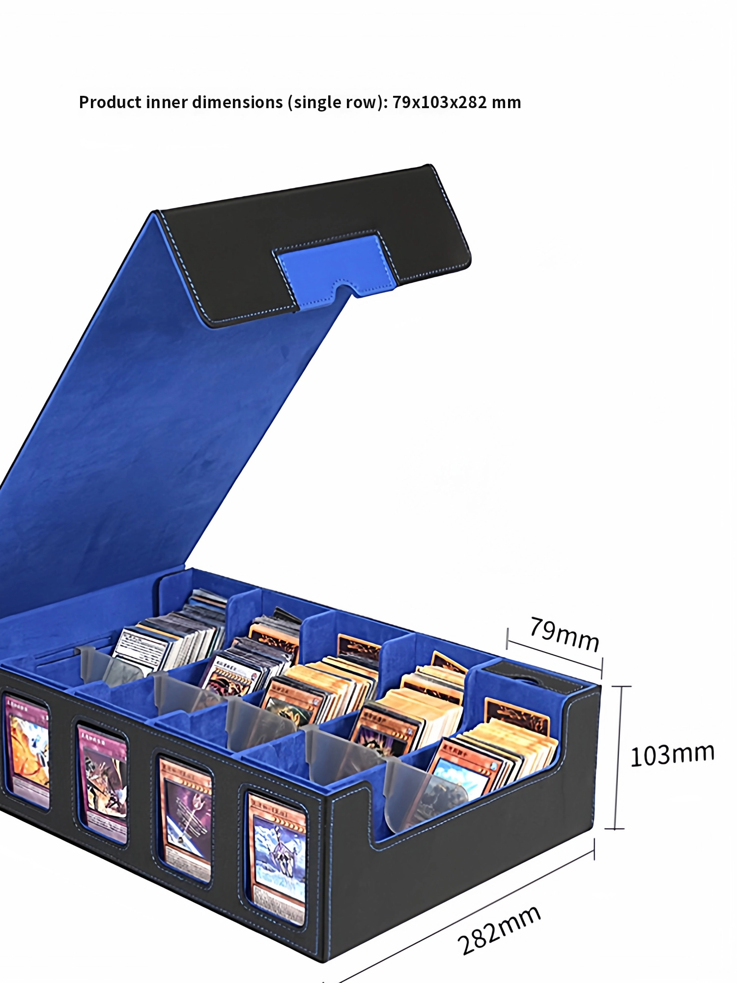 多層構造PUレザー製TCGカード収納ボックス、窓付き大容量オ - Storage のレビューと価格