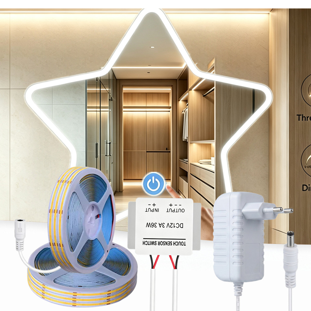 調光可能なタッチコントロール浴室化粧鏡DC 12V LEDラ - Dressing Table Vanity With Lighted Mirror のレビューと価格