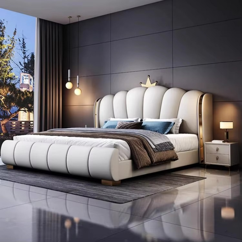 モダンな高級感のある木製ベッドルーム家具。収納引き出し付きの - King Size Bed Frame With Storage Drawers のレビューと価格