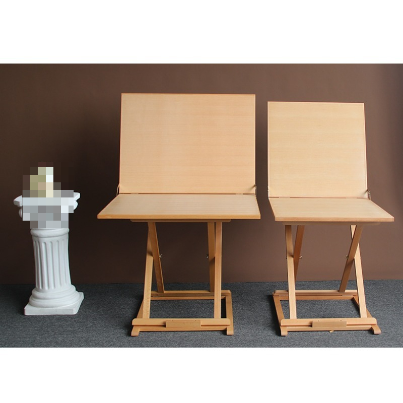 ブナ材を使用した、折りたたみ式で高さ調節可能な、スケッチ、デ - Tables のレビューと価格